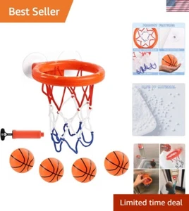 Bath Toys Toddler, Bathtub Basketball Hoop Toy for Kids Ages 4-8, Suction Cup... - Picture 1 of 9