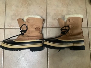 🌄 Sorel Caribou Damen-Winterstiefel aus Naturkautschuk Größe 9 hergestellt in Kanada - Bild 1 von 8