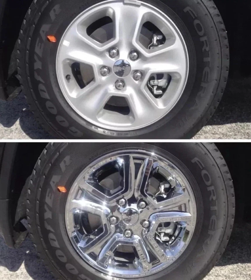 Recubrimiento de rueda cromado para Jeep Grand Cherokee Laredo 2014-2017 # IMP-365X 17" Foto 1 de 1