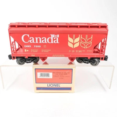 Lionel O Gauge Government of Canada CNWX #7000 2-Bay Covered Hopper 6-17010 - Image 1 of 4