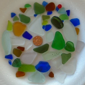 Hawaiian Sea Glass Surf-Tumbled 4.5 Oz - Picture 1 of 2