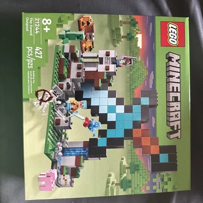LEGO Minecraft  The Sword Outpost 21244 Retired  All Pieces, Manual & Box! - Image 1 of 2