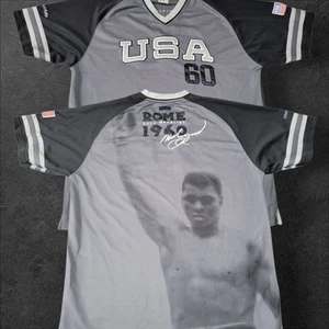 Vintage Rare ALI x Platinum Fubu Muhammad ALI 1960 Rome Jersey USA Boxen XXL 2XL - Bild 1 von 13