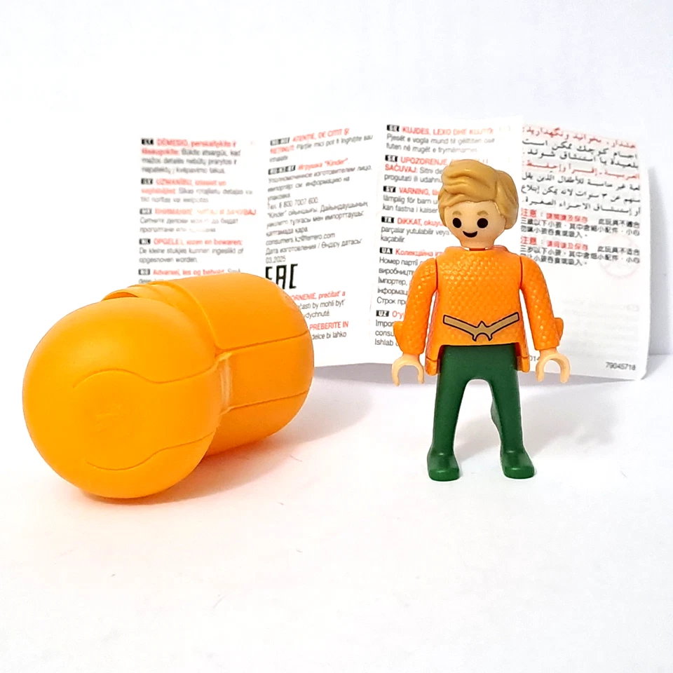 AQUAMAN - KINDER SORPRESA MAXI - PLAYMOBIL - DC COMIX [VB] - Immagine 1 di 1