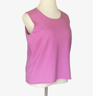 Denim & Co. Sweater Tank Top NEW Mauve Purple-Pink Color Womens Sz 1X - Image 1 of 4