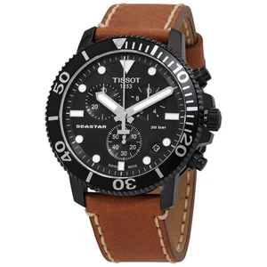 Tissot Seastar 1000 Chronograph Quartz Black Dial Men's Watch T1204173605100 - Picture 1 of 3