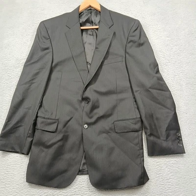 Jos. A. Bank Signature Gold Gordon Men's 44L Charcoal Pinstripe 2-Button Blazer - Image 1 of 4
