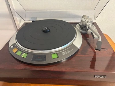 DENON DP-67L Direct Drive Turntable LP Record Player  Vintage 1982 Japan - Image 1 of 4