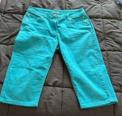 Pantalones capri turquesa Cato talla 6 Foto 1 de 4