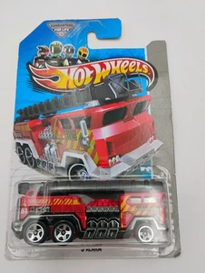 Hot Wheels HW City (2013) Red 5 Alarm Fire Truck Toy 41/250 - Picture 1 of 3