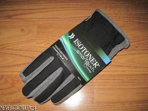 GUANTES ELÁSTICOS ISOTONER GRIS SMARTOUCH TECH PARA HOMBRE~FORRO TTHERMAFLEX~M~L~XL~NUEVOS CON ETIQUETAS - Imagen 1 de 4