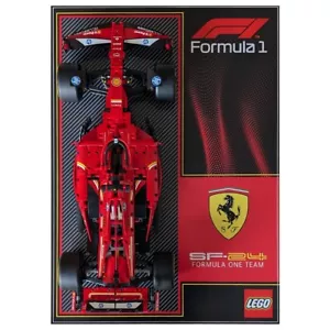 BRICK IN IT Wand Display Panel für LEGO® Technic Ferrari SF-24 F1 Auto 42207 - Bild 1 von 3