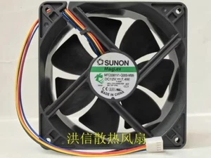SUNON 12038 MFC0381V1-Q000-M99 DC12V 7.4W 120*120*38MM 4-Pin PWM Cooling Fan - Picture 1 of 4