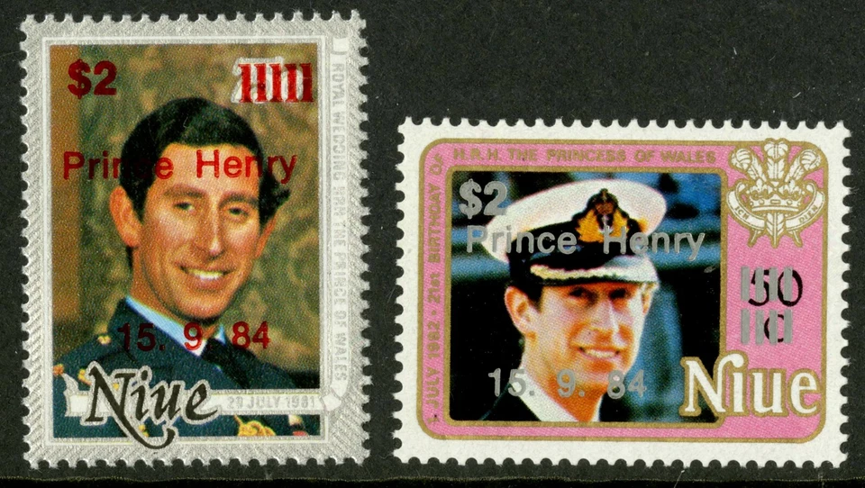Niue  1984   Scott #   455-456     Mint Never Hinged Set - Image 1 of 1