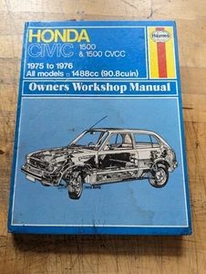 Hond Civic 1500 & CVCC ( 1975-1976) Haynes Workshop Manual - Picture 1 of 6