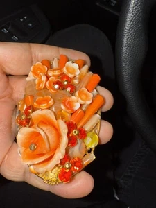 Vintage Large flower Brooch  - Picture 1 of 4
