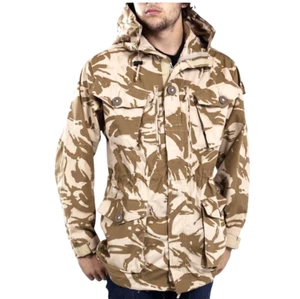 NEW British Army Issue Military Jacket L Regular 170/104 Desert Camo DPM Hooded - Picture 1 of 11