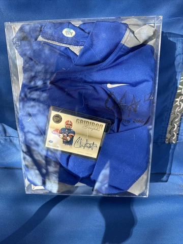 Chris leak game used nike dri fit  compression shirt signed florida gators Cover