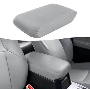 Se adapta a Toyota 4Runner 2010-2023 consola central tapa reposabrazos cuero cubierta moldura gris - Imagen 1 de 8