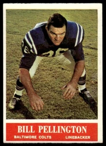 1964 Philadelphia Bill Pellington Baltimore Colts #9 - Picture 1 of 2