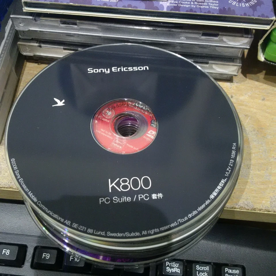SONY ERICSON K800 PC SUITE - Software CD-Rom - 2006 - Image 1 of 1