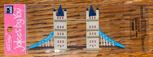 Jolees Mini London Bridge Vacation Travel Sight Seeing Scrapbook Sticker - Picture 1 of 7