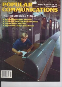 Vintage 1985 February & March POPULAR COMMUNICATIONS Magazines (2) New UNREAD - Picture 1 of 2