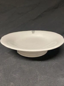 Antique P&O Cruise Lines Ceramic Rope Logo Footed Cake Plate Nauticalia -(5825) - Picture 1 of 6