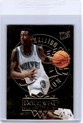 1995 Ultra #110 Doug West Gold Medallion - Minnesota Timberwolves - Image 1 of 2