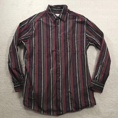 Mens Concepts Multicolor Striped Long Sleeve Button Up Shirt Top Sz XLT - Image 1 of 4