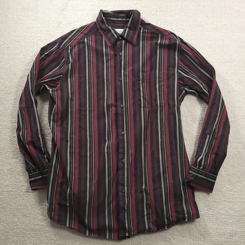 Mens Concepts Multicolor Striped Long Sleeve Button Up Shirt Top Sz XLT - Image 1 of 4