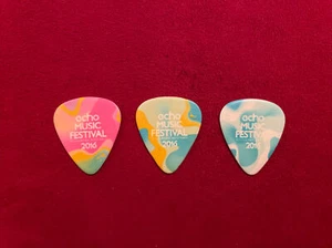 Echo Music Festival Guitar Picks Set Collectible Music Festival Gift Present - Picture 1 of 2