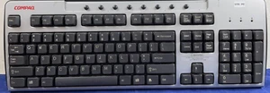 Teclado con cable COMPAQ KB-0133 265987-008 271122-001 PS/2 - Imagen 1 de 3
