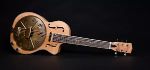 Resonator Guitar Johnson JR-896CE-MA + Pickup Single Cone *AUSSTELLER* - Picture 1 of 8