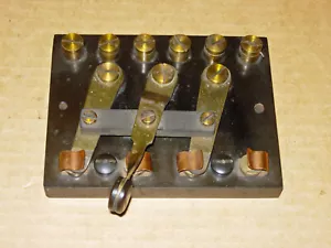 RELIABLE BRAND TELEGRAPH "QUADRUPLEX SWITCH" (BUNNELL MODEL 1321) 1910-1918 - Zdjęcie 1 z 9