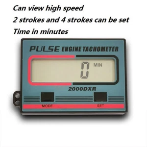 Induction Chain Saw Digital Tachometer for 2 / 4-stroke Fuel Gasoline Engines - Picture 1 of 10