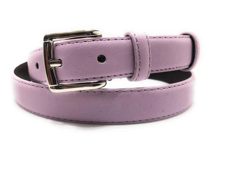 WOMEN/LADIES Skinny Dressy Faux Leather Belt 4 sizes S / M / L / XL - 10 colors - Image 1 of 1