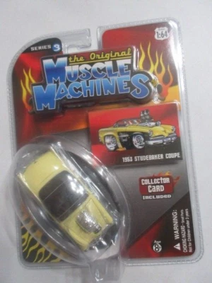 Muscle Machines series 3 (1/64 scale) 1953 Studebaker Coupe - Image 1 of 3
