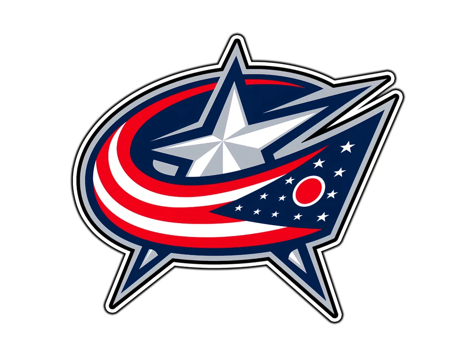 Columbus Blue Jackets Logo Hockey Sticker Waterproof Vinyl Decal Die-Cut Car Lap