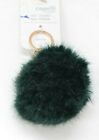 Capelli New York Black Faux Fur Key Chain/Bag Charm