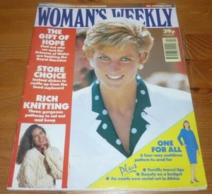 WOMEN'S WEEKLY 8TH JANUARY PRINCESS DIANA FRONT COVER - Imagen 1 de 12