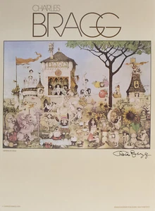 CHARLES BRAGG - "GARDEN OF EROS" POSTER SIGNED CIRCA 1979 - Picture 1 of 2