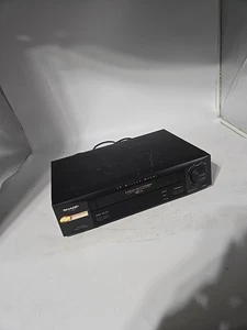 Sharp VC-H982 VHS Stereo Hi-Fi VCR VC-H982U 19 Micron Heads (NO Remote) TESTED - Picture 1 of 10