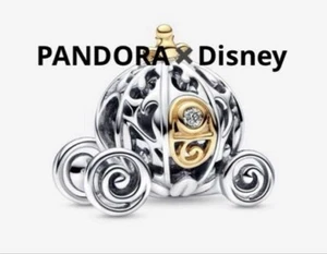 Pandora Disney Charm 15 Cinderella Carriage - Picture 1 of 5
