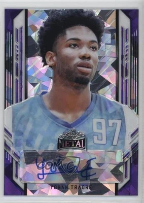 2021-22 Leaf Metal Portrait Auto Purple Crystals /20 Yohan Traore #PA-YT1 Auto - Image 1 of 2