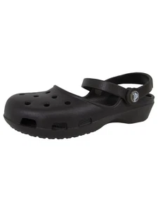Zueco sin cordones para mujer Crocs Karin zapatos Mary Jane, espresso, EE. UU. 5 - Imagen 1 de 3