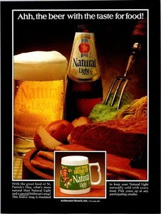 ANNUNCIO STAMPA VINTAGE 1981 BIRRA LUCE NATURALE DECORAZIONE GIORNO DI SAN PATRIZIO - Foto 1 di 1