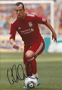 LIVERPOOL: CHARLIE ADAM SIGNED 12x8 ACTION PHOTO+COA - Picture 1 of 1