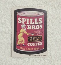 1974 Topps Wacky Package Series #6 "Spills Bros Coffee" TB NM