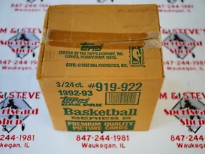 1992-93 TOPPS BASKETBALL SERIES 2 RAK PAK FACTORY SEALED 3 BOX CASE - Picture 1 of 1